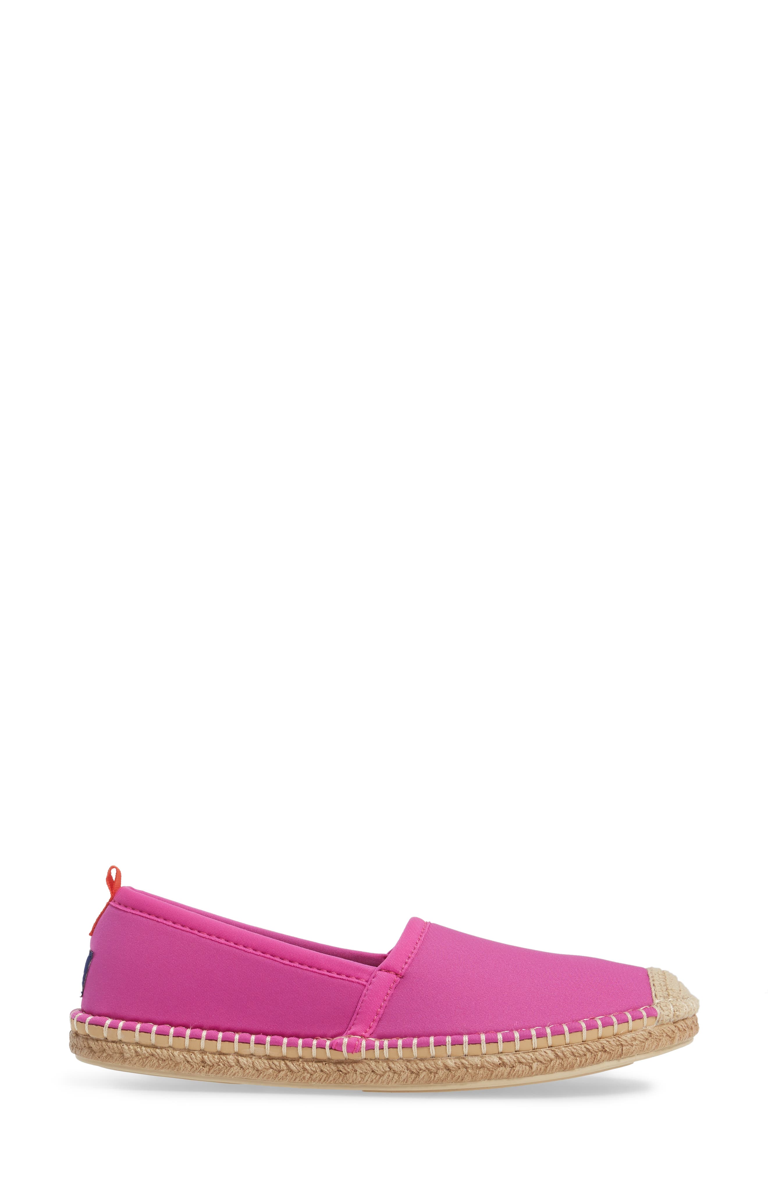 Beachcomber Espadrille Water Shoe, Alternate, color, HOT PINK