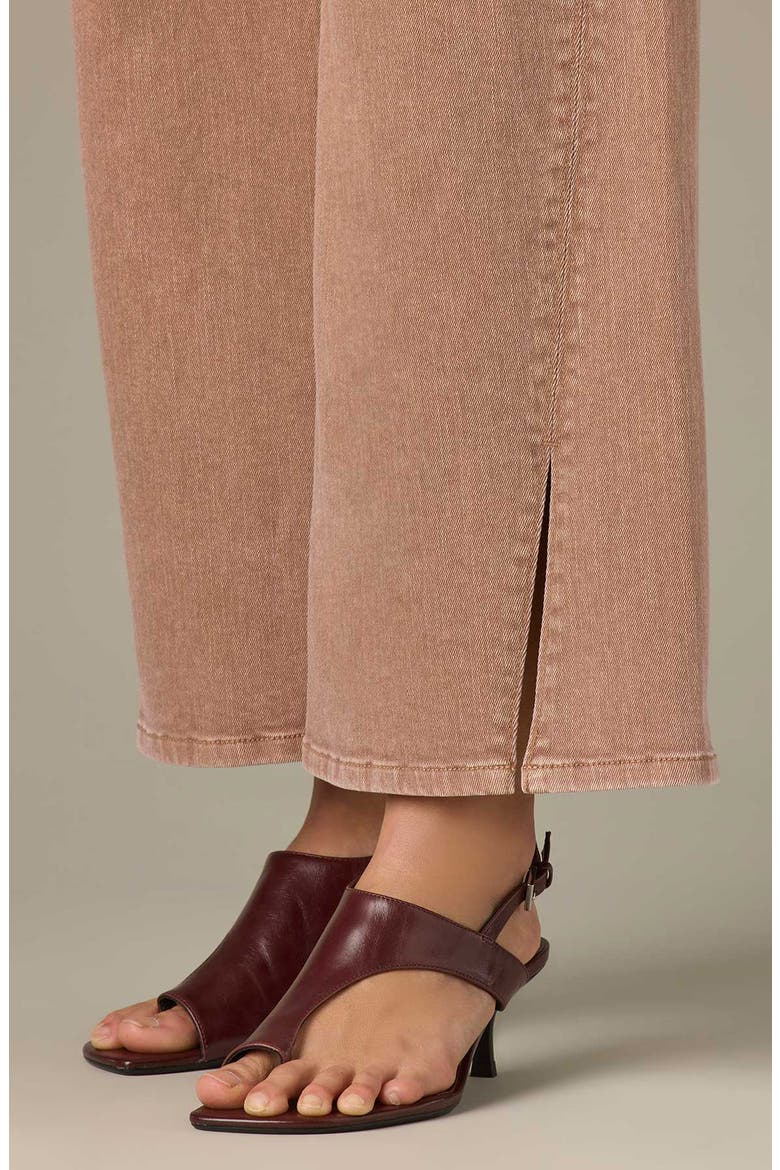 Sam High Waist Ankle Wide Leg Jeans, Alternate, color, WASHED SOFT MINK