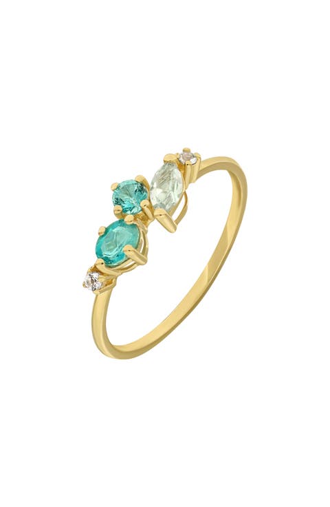 Paraiba Topaz Cluster Stackable Ring (Nordstrom Exclusive)