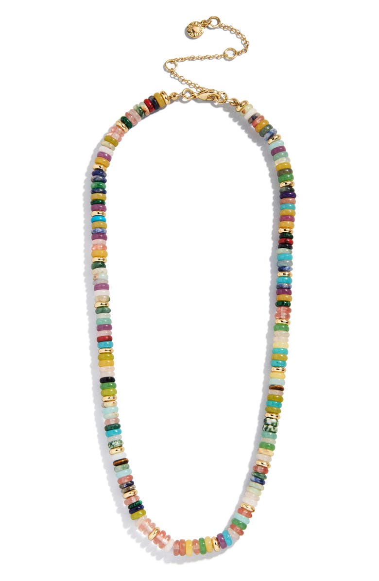 BaubleBar Marcy Beaded Necklace, Alternate, color,