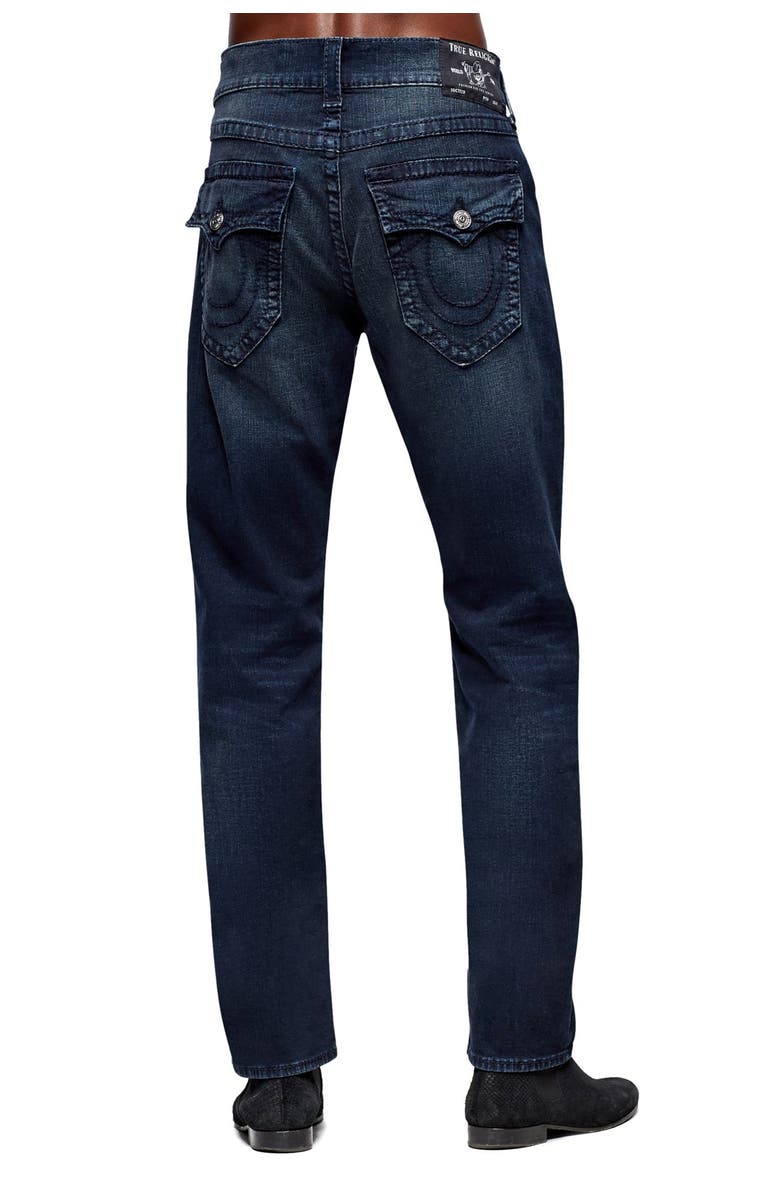 True Religion Geno Big T Slim Fit Flap Pocket Jeans, Alternate, color,