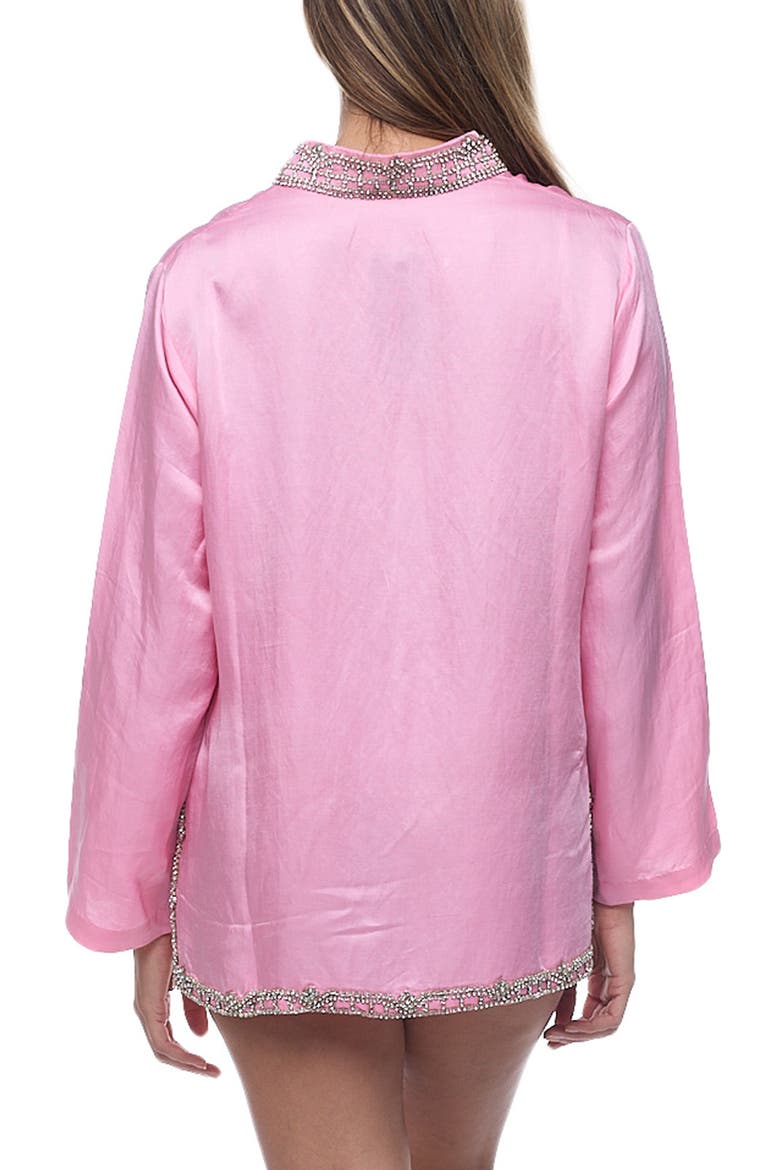 Embellished Long Sleeve Tunic, Alternate, color, BABY PINK