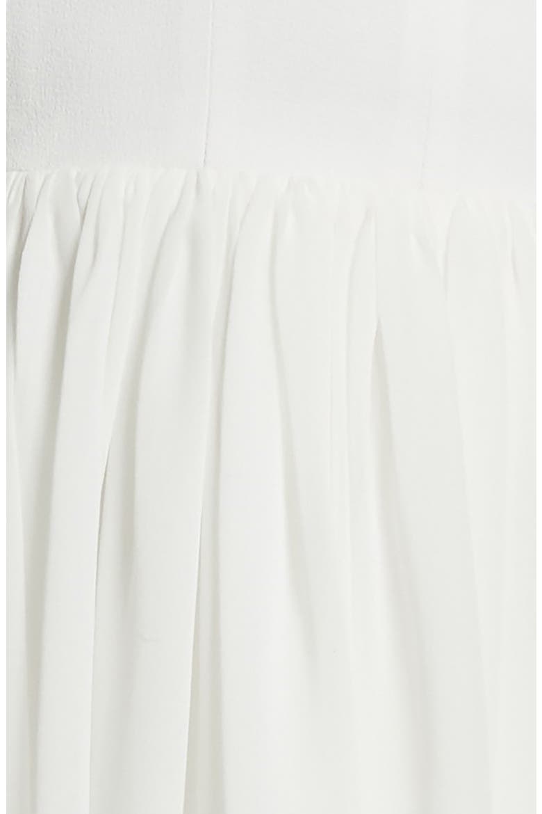 Corey Chiffon Fit & Flare Cocktail Dress, Alternate, color, OFF WHITE