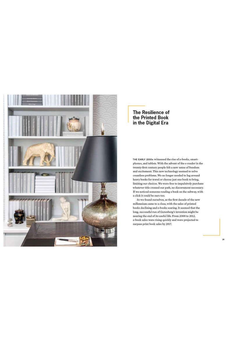 For the Love of Books Designing and Curating a Home Library, Alternate, color, White
