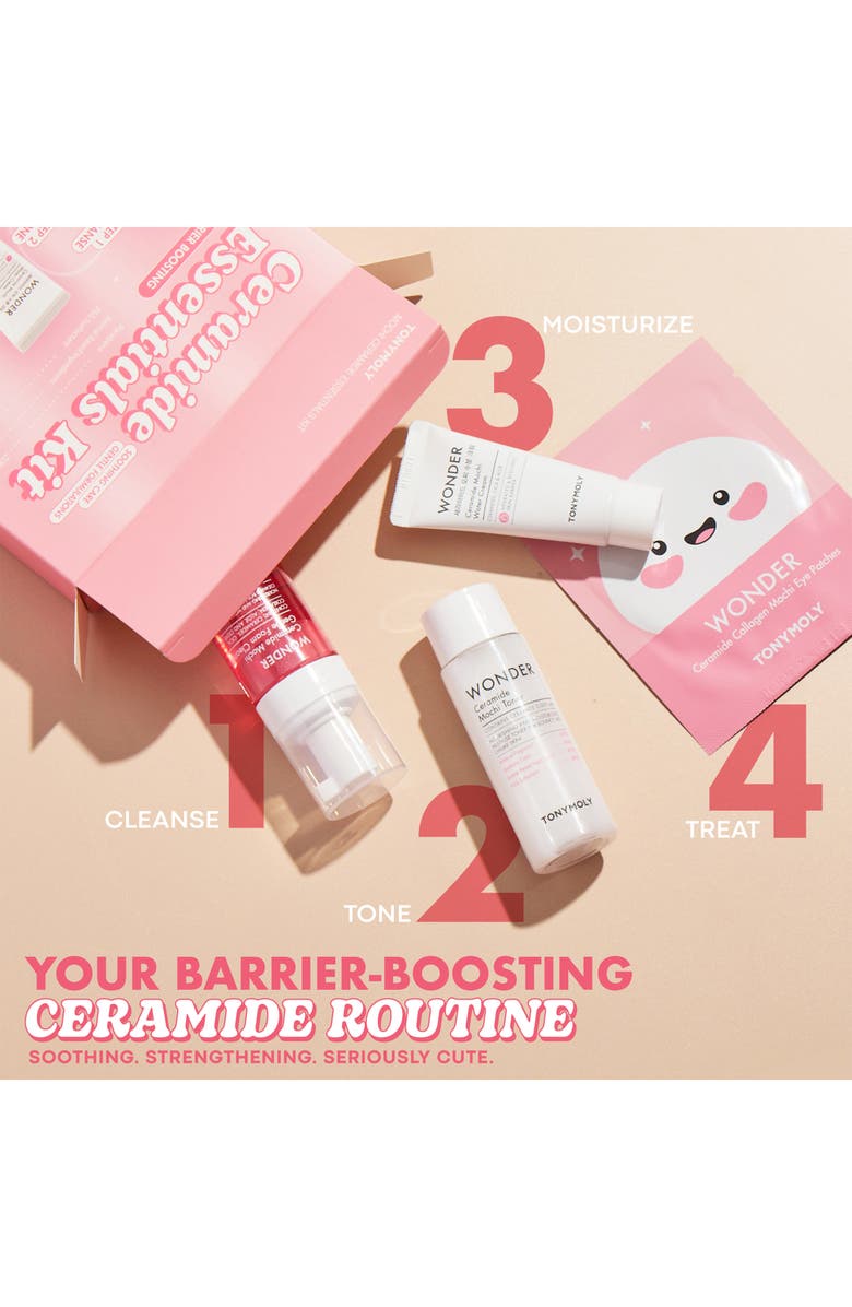 TONYMOLY Wonder Ceramide Mochi Barrier Boosting Essentials Kit, Alternate, color, Pink