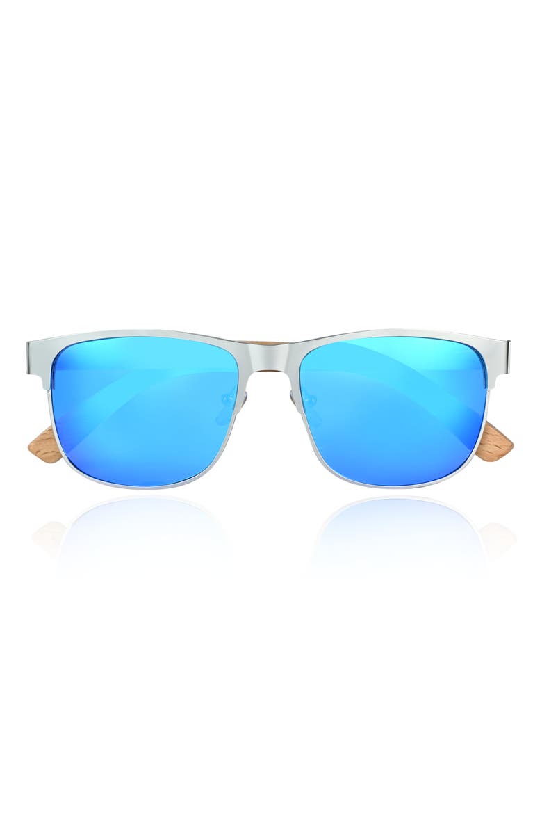 Troon Polarized Sunglasses, Alternate, color, Bamboo/Blue
