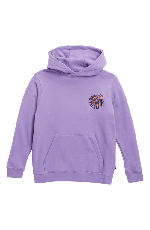 Vans Kids' Vortex Cotton Blend Hoodie In Purple Haze