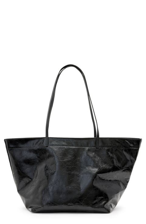 Serafina East/West Leather Tote
