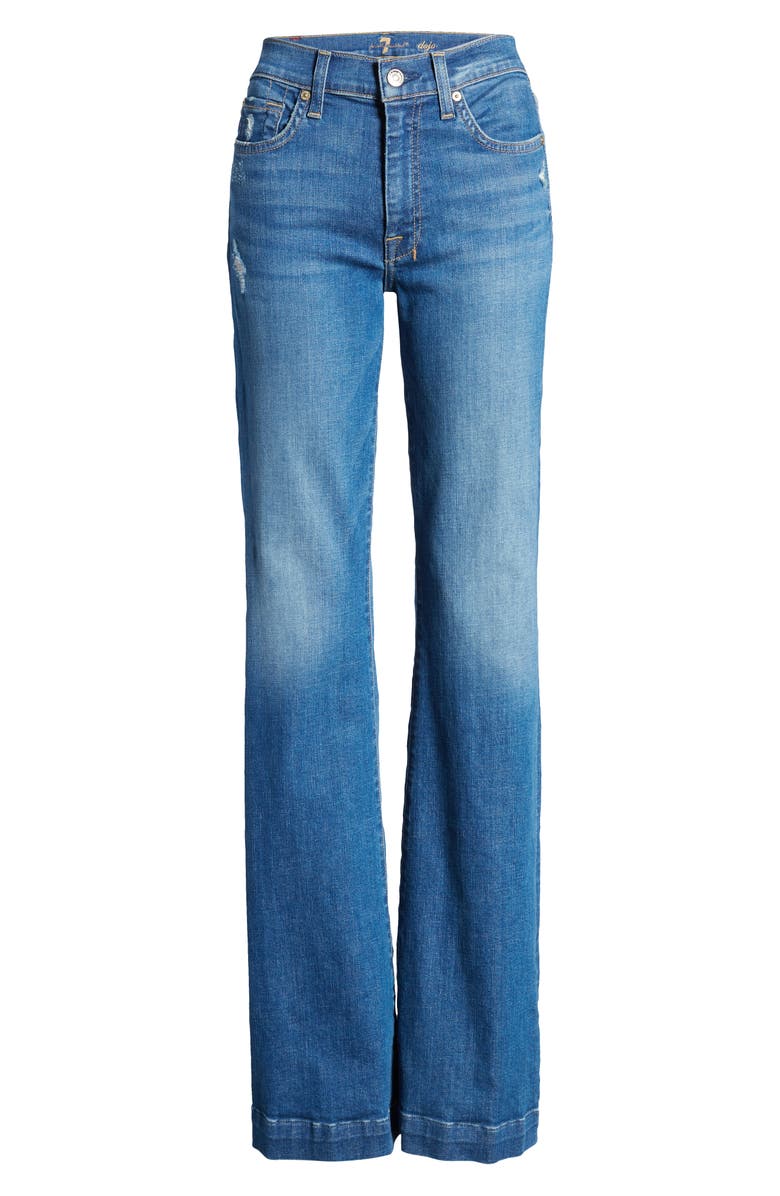 7 For All Mankind <sup>®</sup> Dojo High Waist Flare Jeans, Alternate, color,