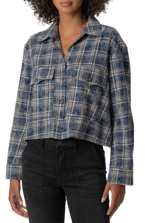 Mira Boxy Plaid Shirt