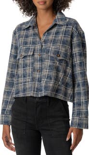 KUT from the Kloth Mira Boxy Plaid Shirt