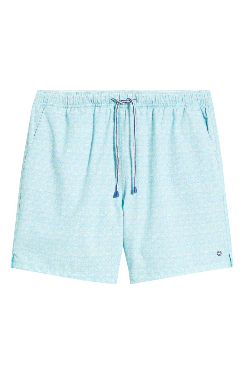 Peter Millar Tide Lines Swim Trunks, Alternate, color, Rainforest