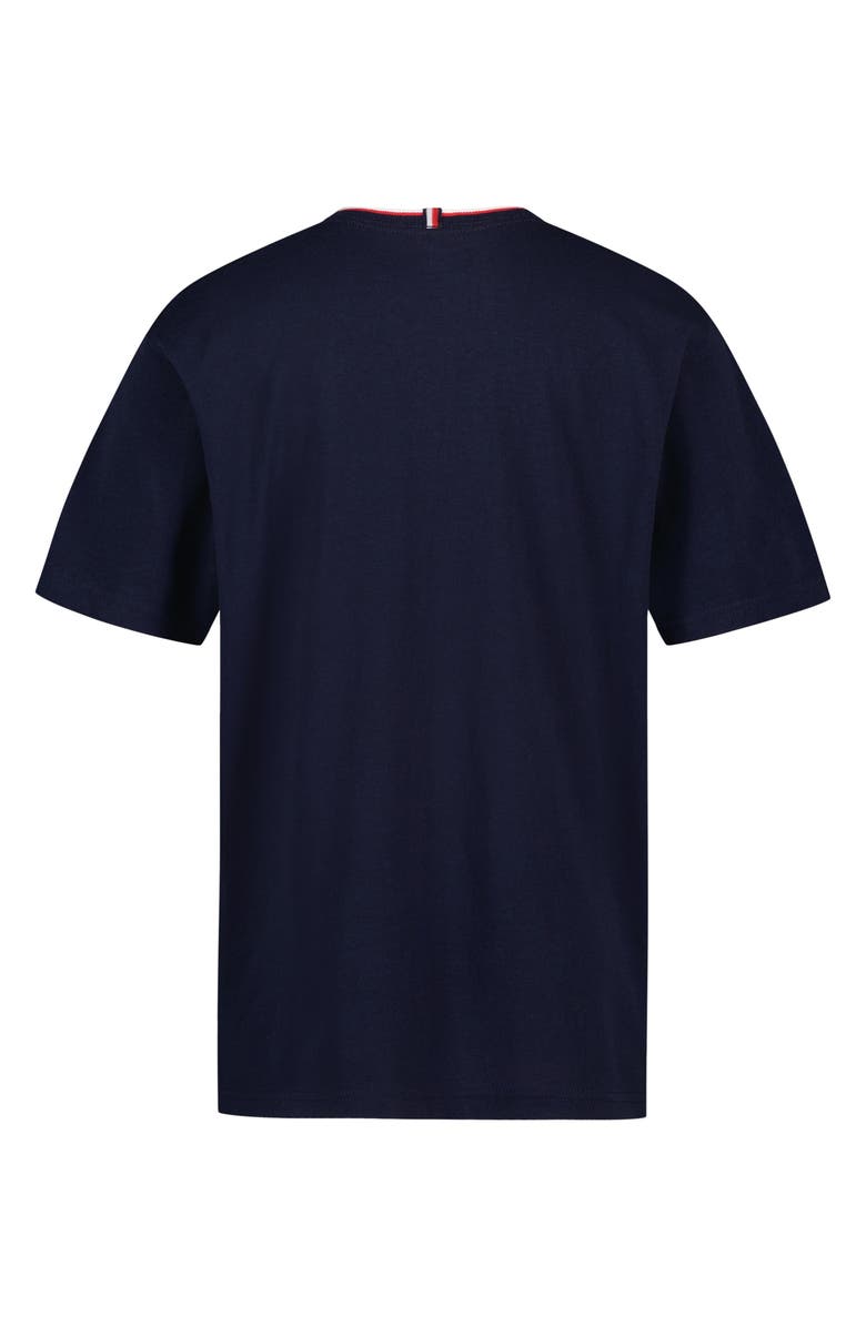 Tommy Hilfiger Kids' College Stack T-Shirt, Alternate, color, Navy Blazer