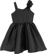 Rare Editions Kids' Mikado Flower Party Dress