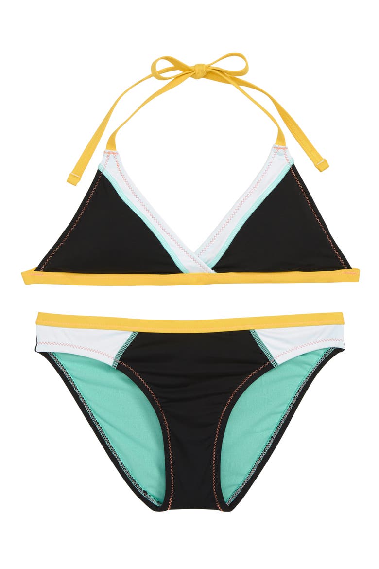 Stitch Perfect Two-Piece Swimsuit, Main, color, BLACK