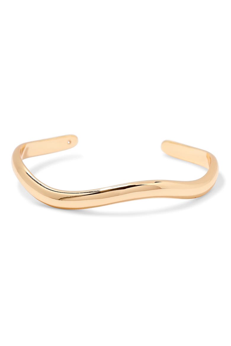 Camilia Cuff Bracelet, Main, color, GOLD