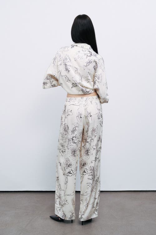 Nocturne Patterned Jacquard Pants In Multi-colored
