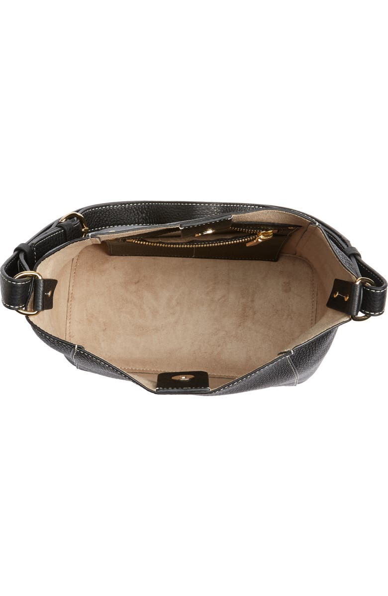 Frances Valentine Small June Leather Hobo, Alternate, color,