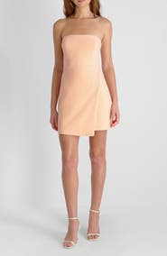 French Connection Whisper Strapless Minidress