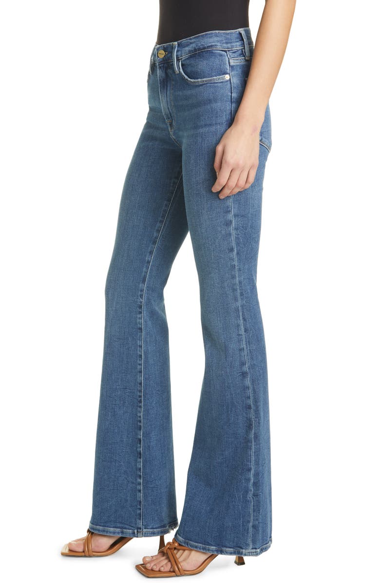 FRAME Le High Waist Flare Jeans, Alternate, color, 
