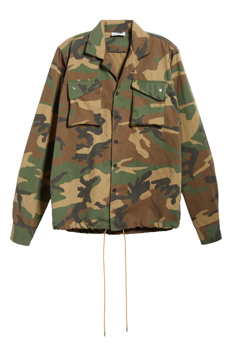 Rhude Camo Twill Field Jacket, Alternate, color, 