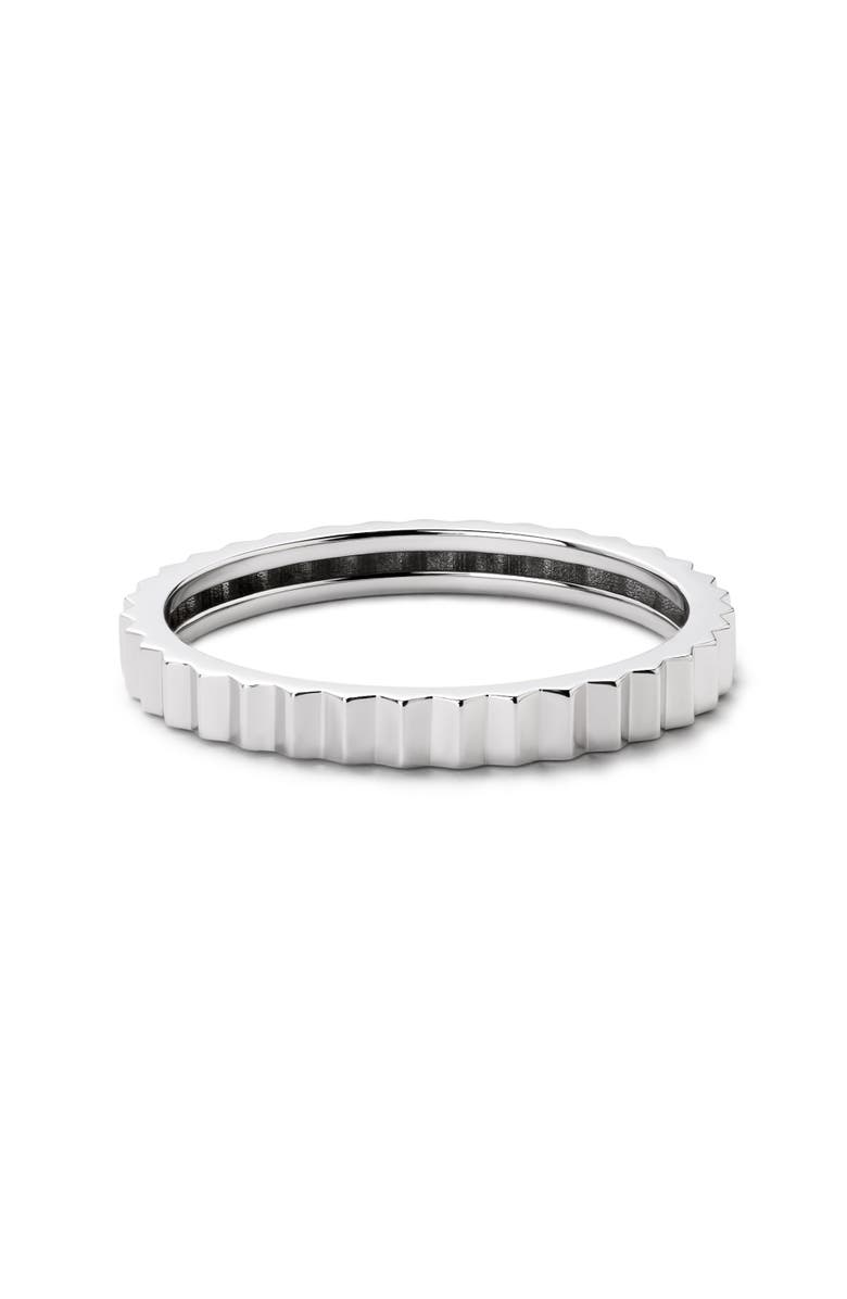 Ana Luisa Solid White Gold - Slim Nova Ring, Alternate, color, Silver