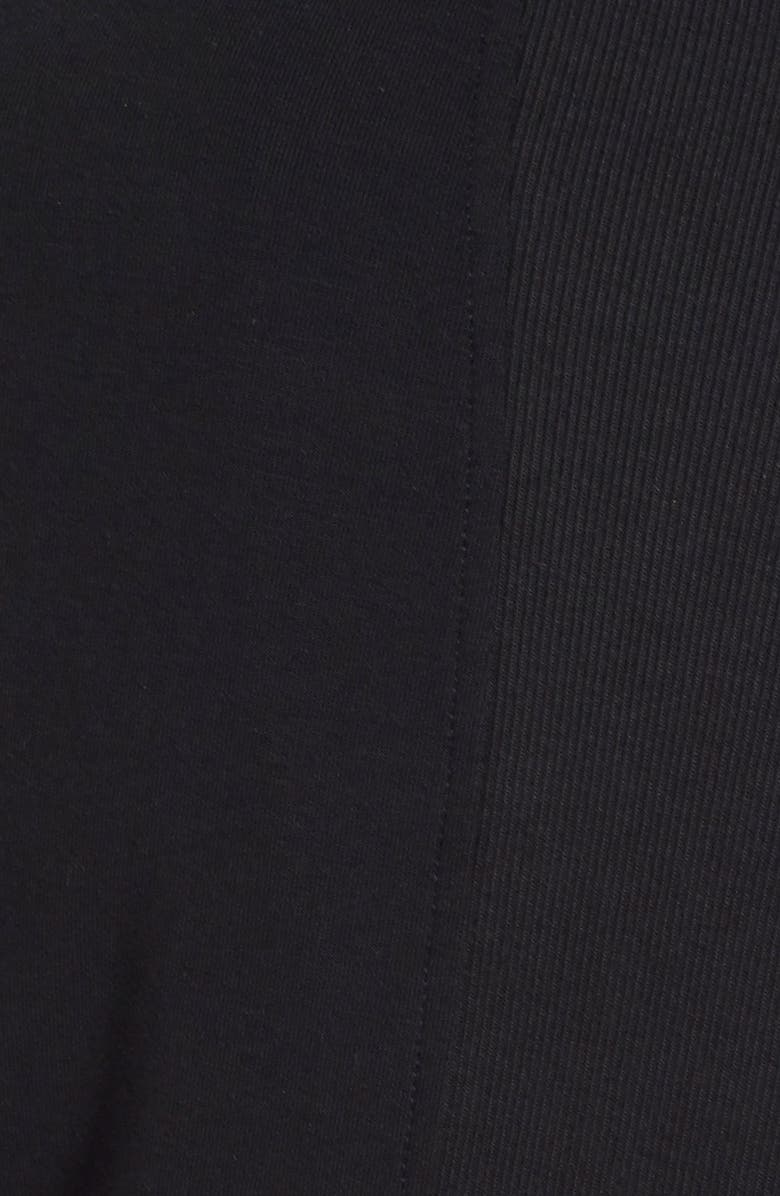 Eileen Fisher Funnel Neck Shaped Stretch Cotton Jacket, Alternate, color, 