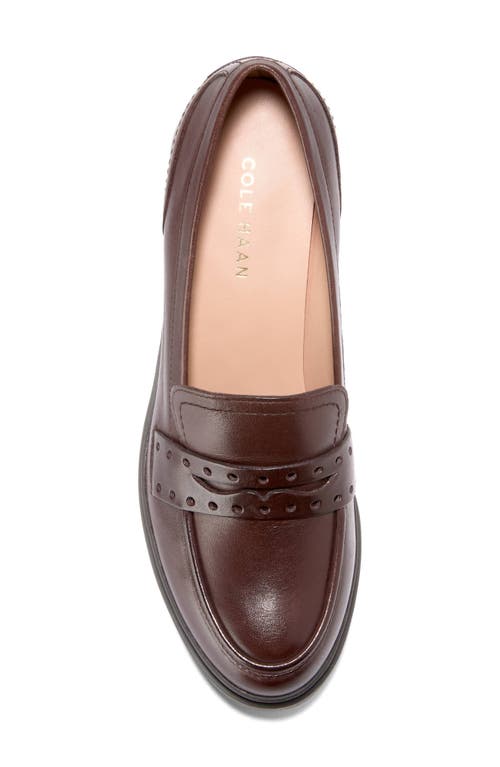 Cole Haan Paderma Penny Loafer Pump In Brown