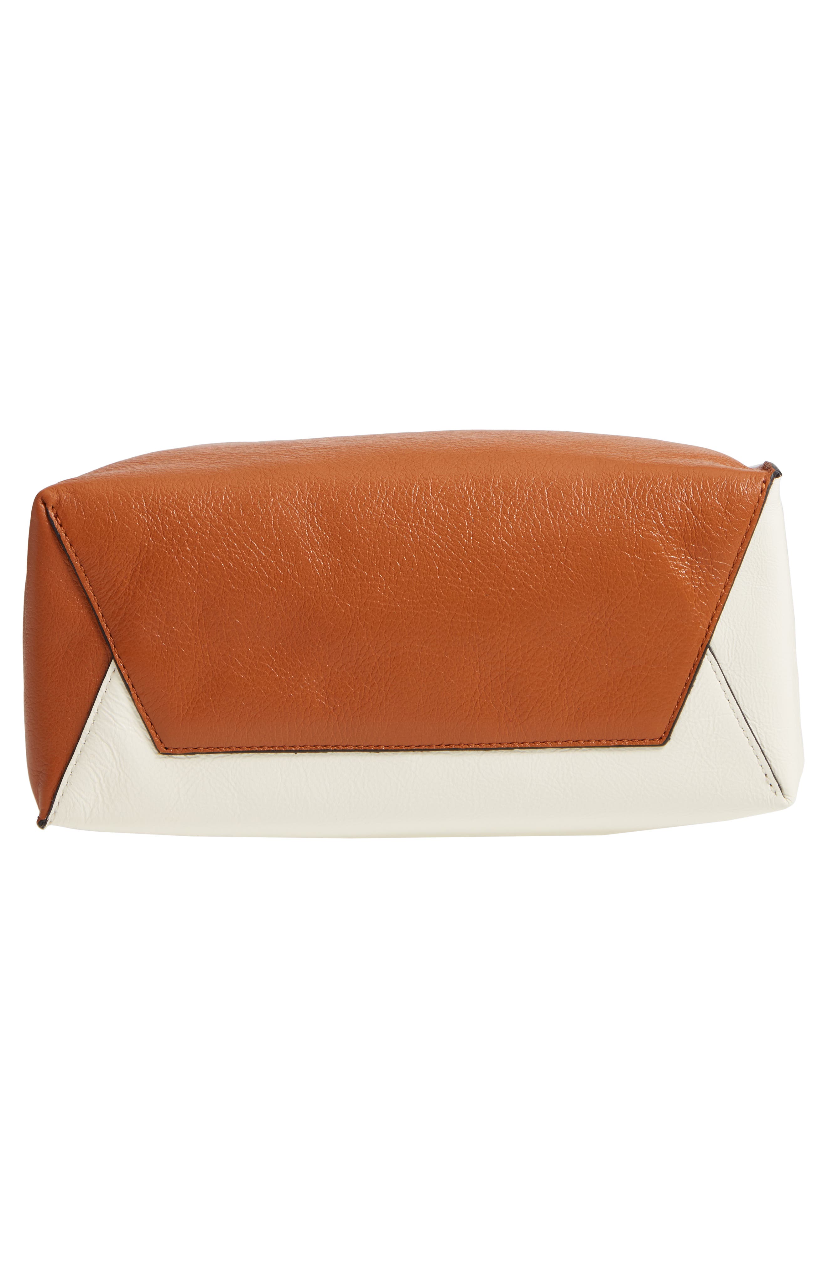 Museo Small Colorblock Leather Tote, Alternate, color, CINNAMON/ LIMESTONE/ MINT