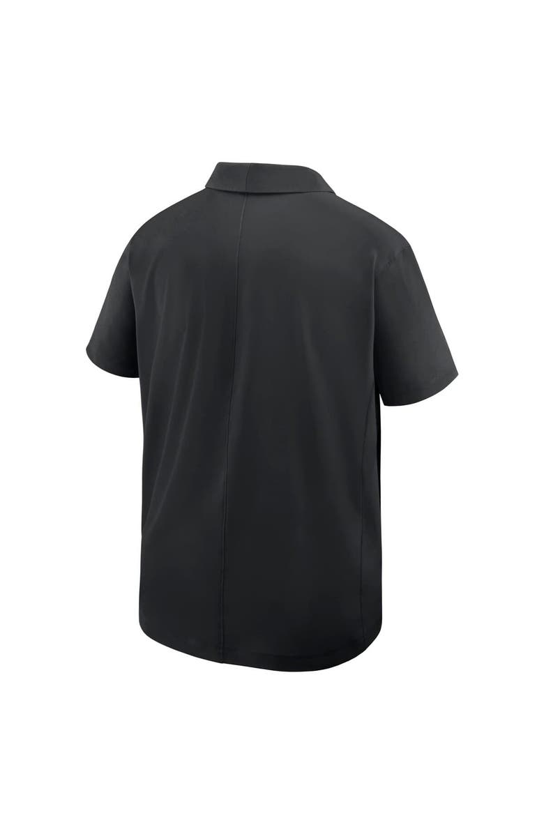 Nike Men's Nike Black Team USA Woven Polo, Alternate, color, Black