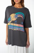 Roxy Heatwave Oversize Cotton Graphic T-Shirt