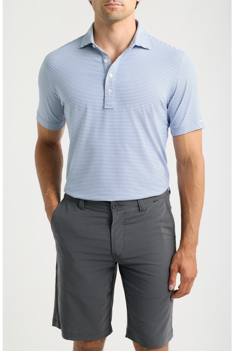 Ensemble Performance Jersey Polo, Main, color, BLUE/ WHITE