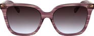 Longchamp Le Pliage 55mm Gradient Butterfly Sunglasses