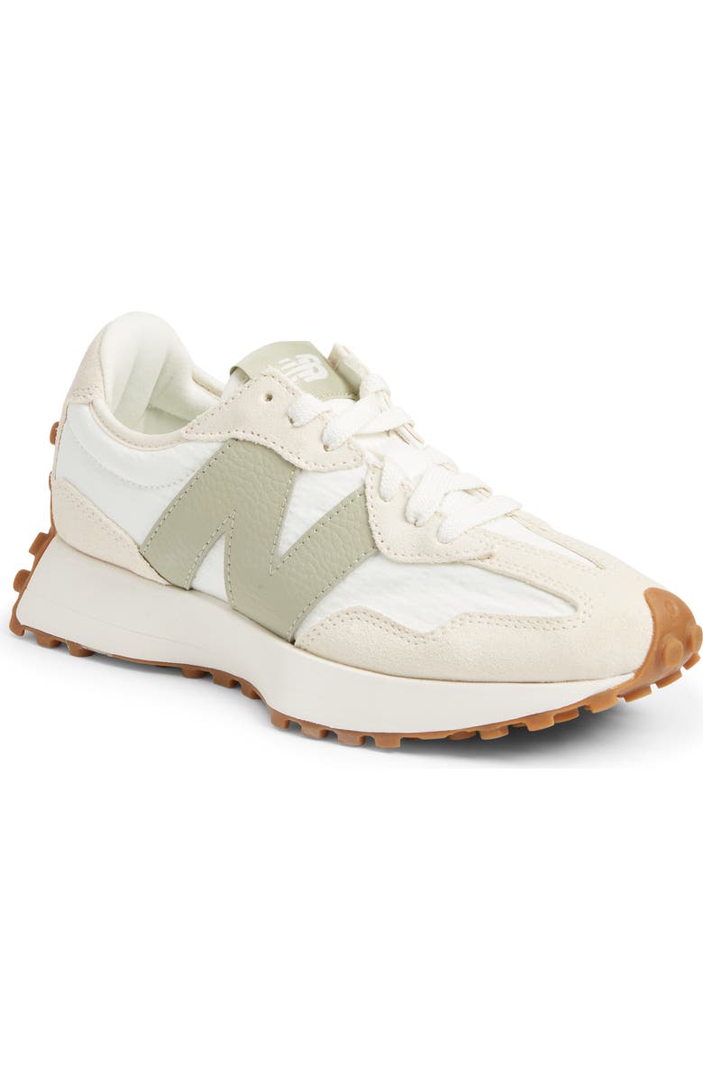 New Balance 327 Sneaker, Main, color, Linen/ Olivine