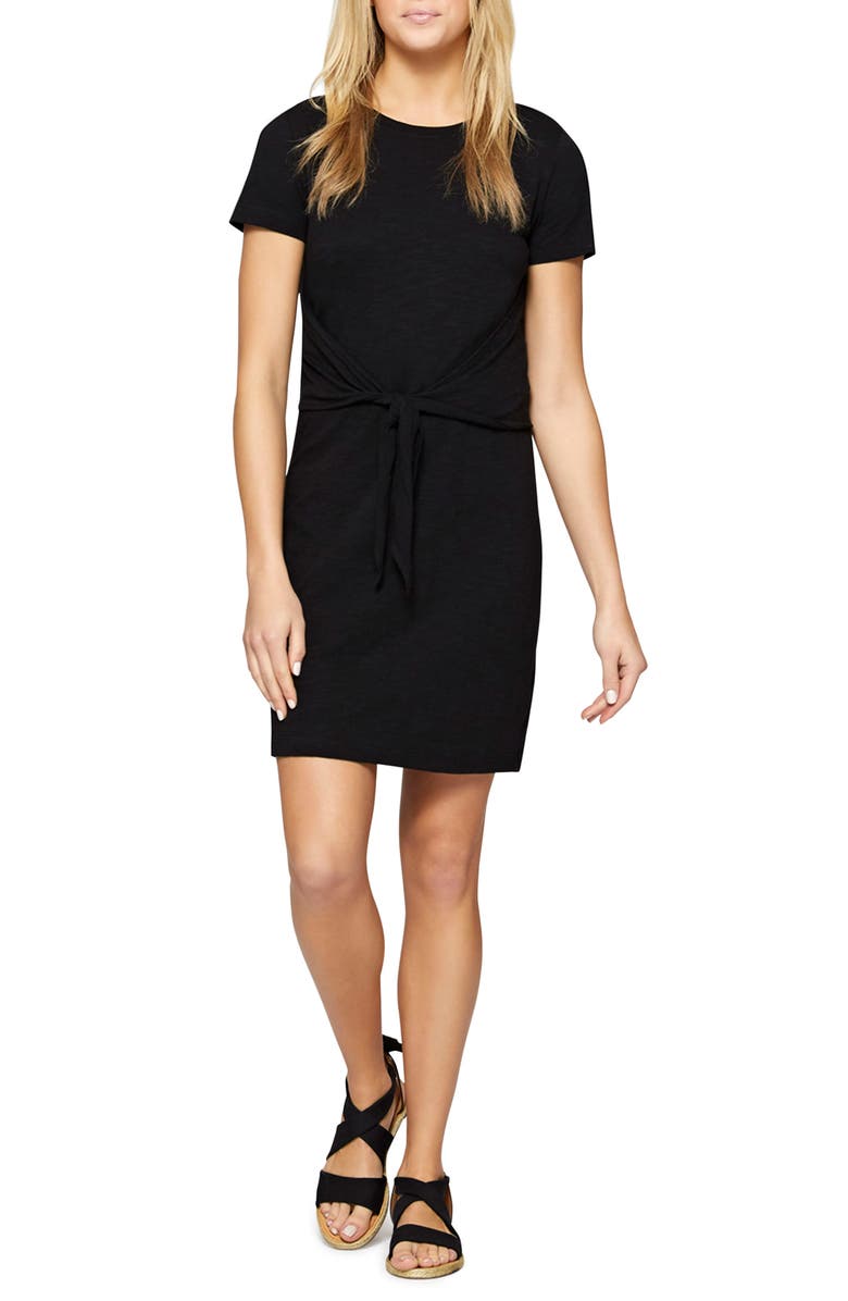 Sanctuary Juno Tie Waist T-Shirt Dress, Main, color, 