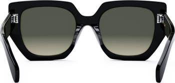 Triomphe 55mm Butterfly Sunglasses
