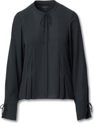 rag & bone Adren Pleated Button-Up Shirt