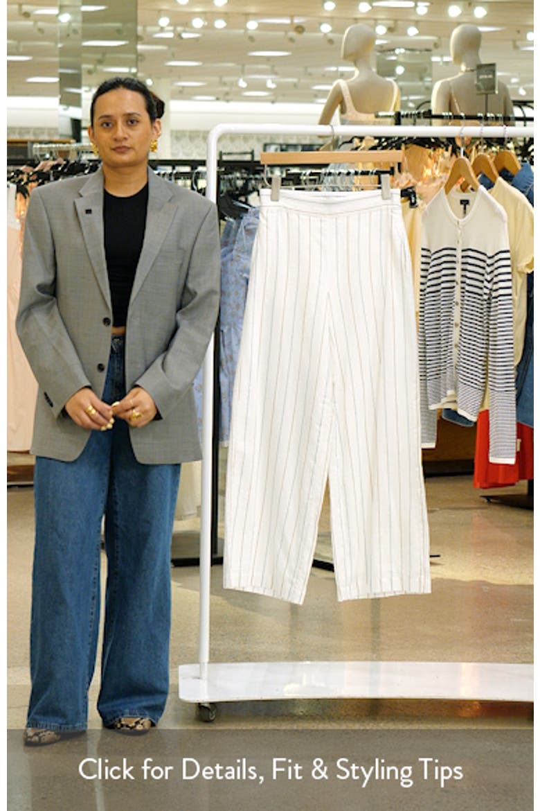 Stripe Pull-On Wide Leg Pants video
