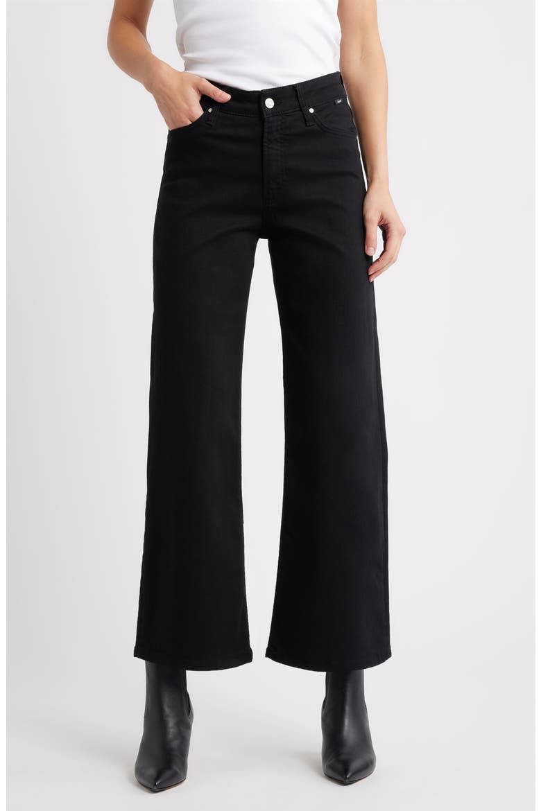 Paloma Wide Leg Jeans, Main, color, BLACK FLEX BLUE