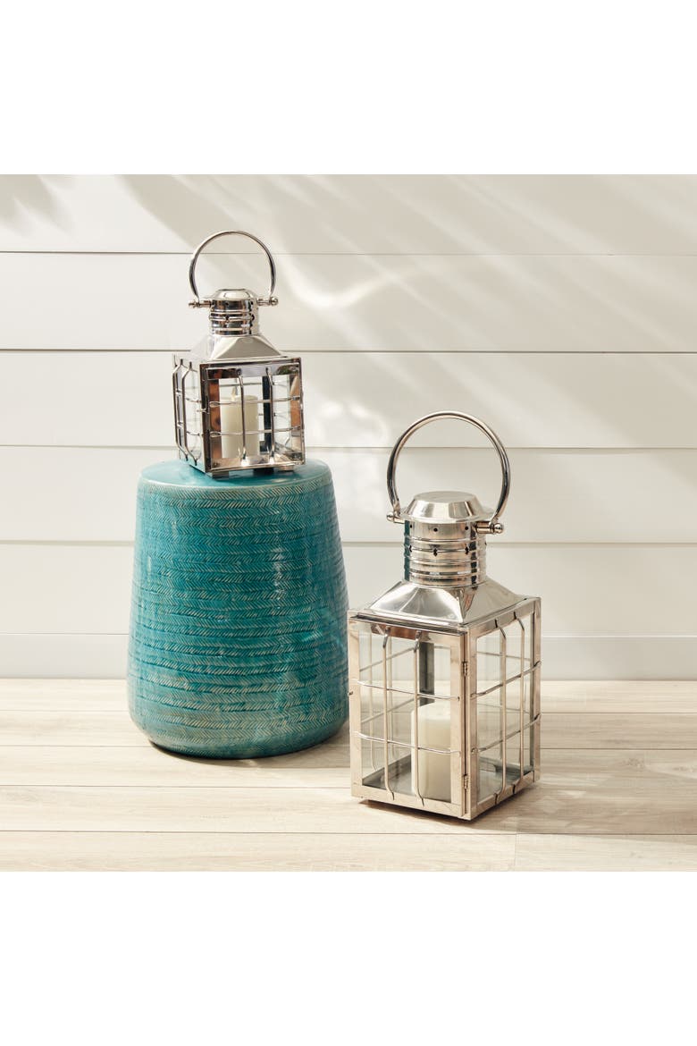 Nantucket Outdoor Lantern 17.5", Alternate, color, Silver