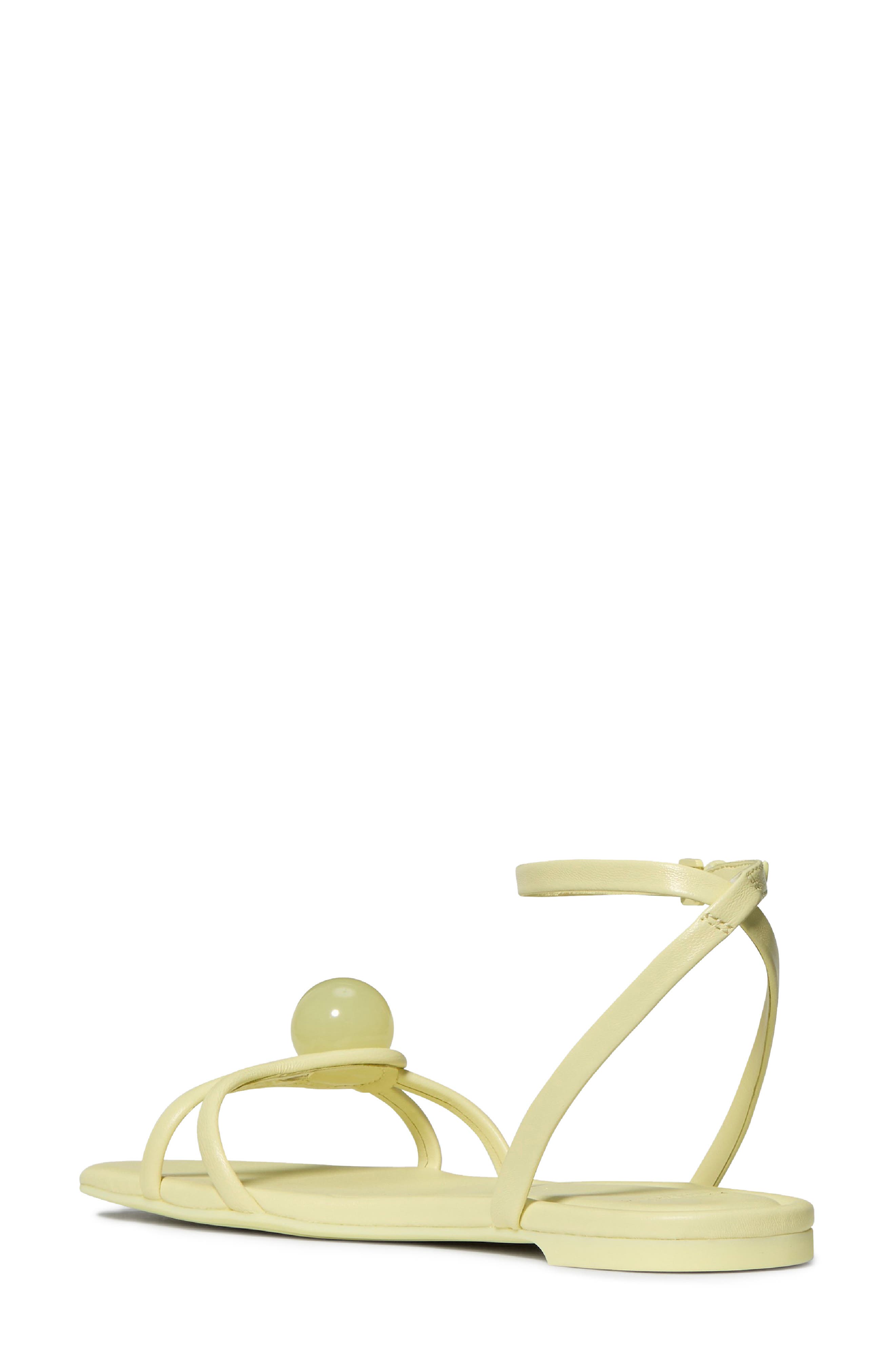 harmony ankle strap sandal, Alternate, color, PALE CITRON