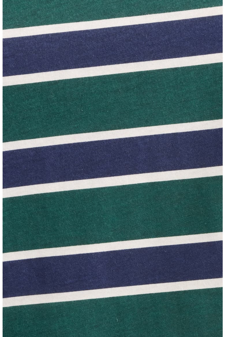Go Sports Stripe Crop Graphic T-Shirt, Alternate, color, GREEN