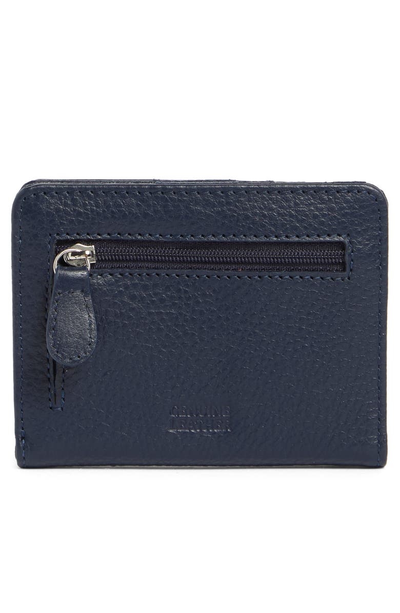 MUNDI SMALL LEATHER GOODS Mini Bifold Wallet, Alternate, color, Navy