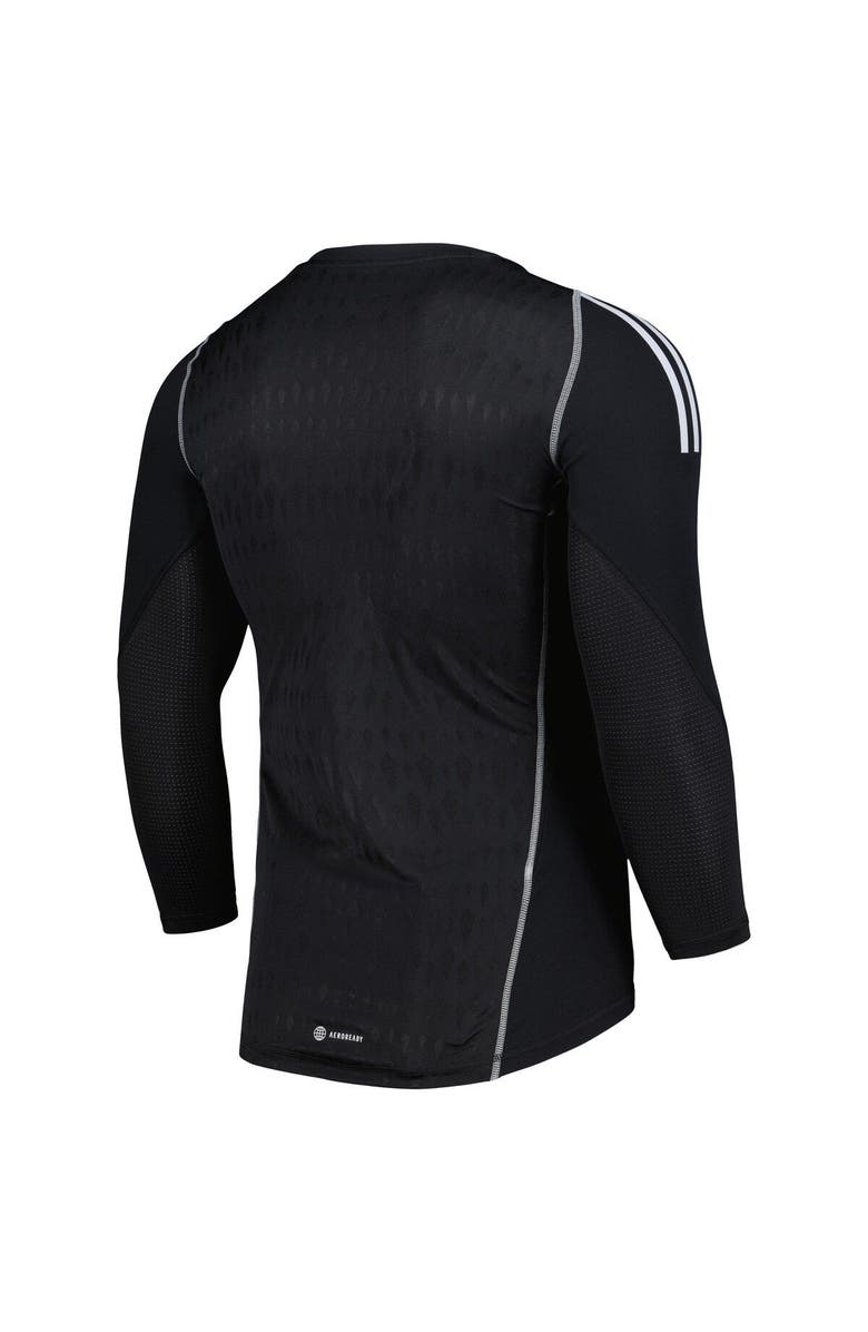 adidas Men's adidas Black San Jose Earthquakes 2023 Goalkeeper Long Sleeve Replica Jersey, Alternate, color, 
