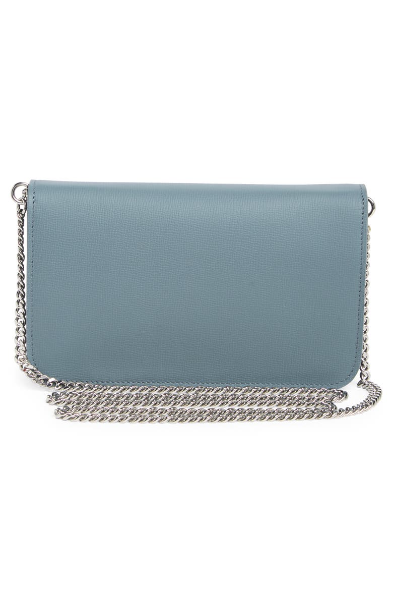 Longchamp Le Pliage Wallet on a Chain, Alternate, color, Nordic