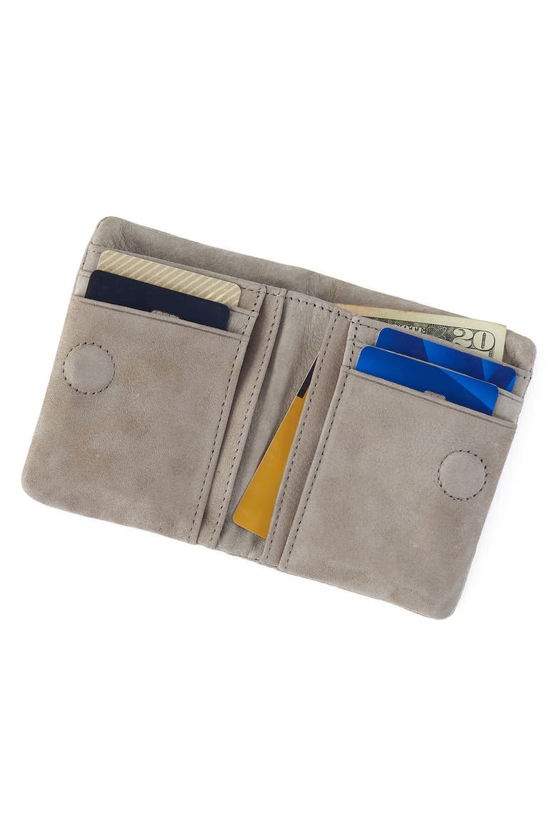 Lumen Mini Leather Wallet, Alternate, color, GOLDEN GRANITE