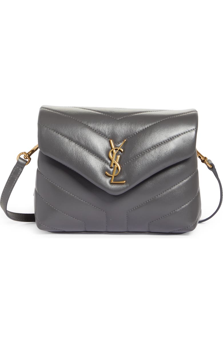 Saint Laurent Toy Loulou Quilted Leather Crossbody Bag, Main, color,