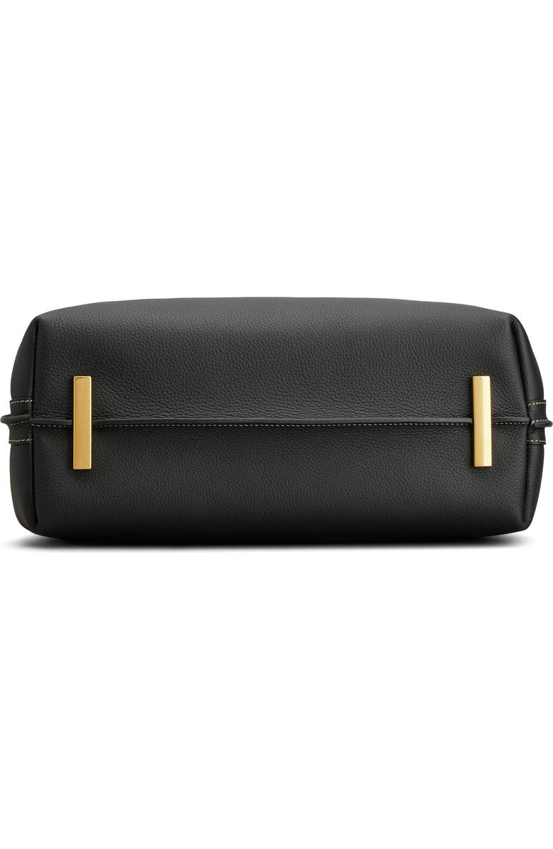 Tod's T Timeless Leather Top Handle Bag, Alternate, color, Nero