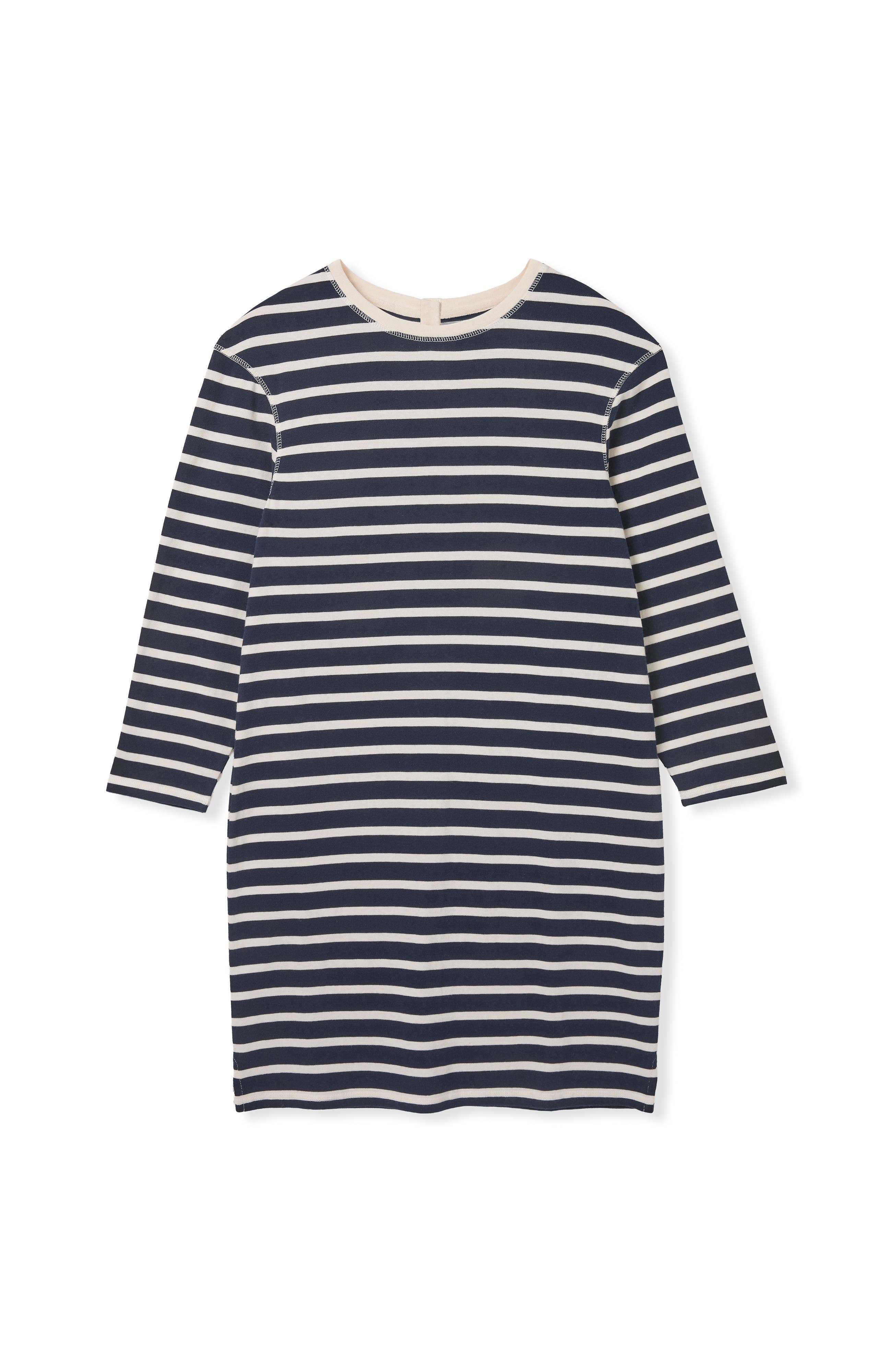 Striped Knee Length Jersey Dress - image 2
