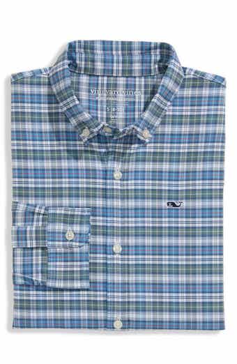 Kids' Faraway Performance Cotton Blend Button-Down Shirt